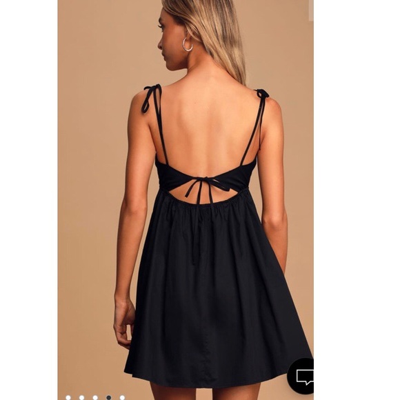 Lulus black Mini Dress - Picture 4 of 5